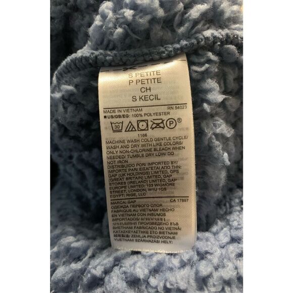 Gap Petite Sherpa Oversized Sweater - Picture 6 of 6